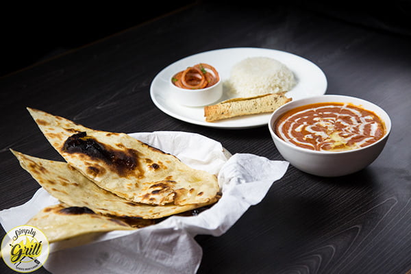 Daal Makhani & Naan Food Photography