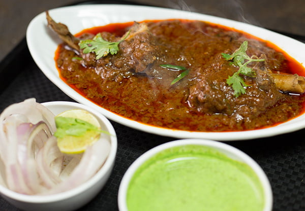 Chicken Gravy and Naan Food Photography & Styling