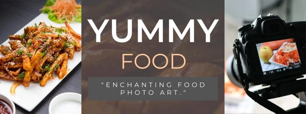Delicious food photography banner showcasing a variety of dishes